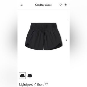 Outdoor Voices, LightSpeed 3" Short